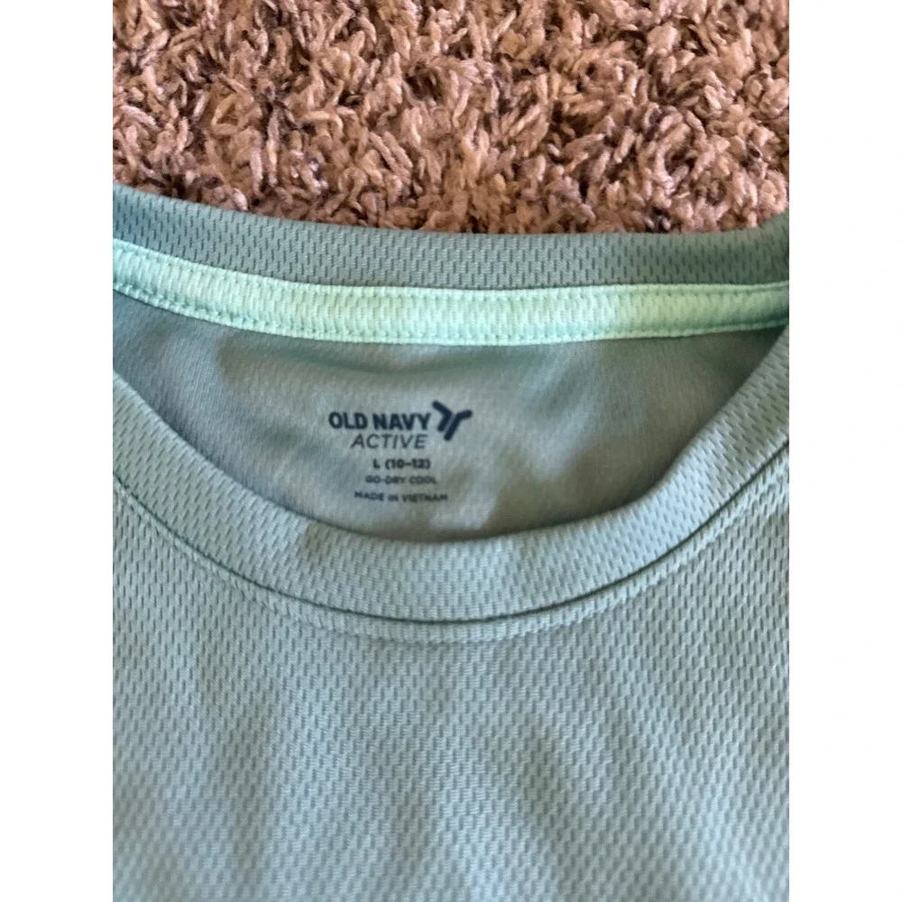 Old Navy Active Boys‎ Teal Sleeveless Shirt Size 10-12